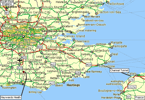 South-East England.