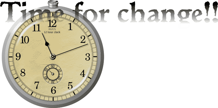 24 hours a day (Here's a ½ day clock)